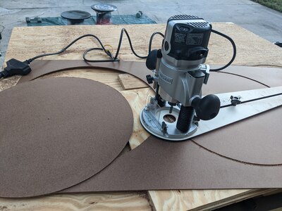Masonite circles