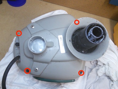 Remove four bottom screws